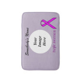 Paarse Standard Ribbon Tmpl van Kenneth Yoncich Badmat (Voorkant Verticaal)