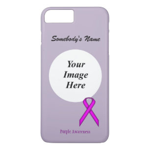 Paarse Standard Ribbon Tmpl van Kenneth Yoncich Case-Mate iPhone Case