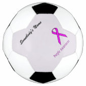 Paarse Standard Ribbon Tmpl van Kenneth Yoncich Voetbal (Voorkant)