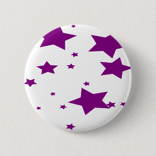 Paarse Star-Button Ronde Button 5,7 Cm
