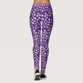 Paarse Star-Leggings Leggings (Achterkant)