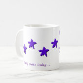 Paarse Star-Mok Koffiemok (Voorkant links)