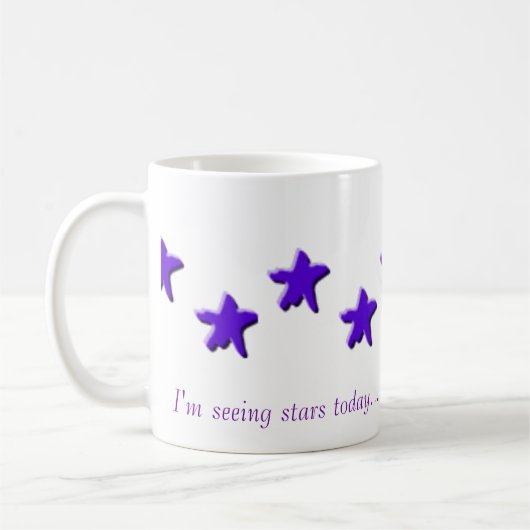 Paarse Star-Mok Koffiemok (Links)