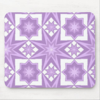 Paarse Star Quilt Patroon Muismat
