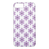 Paarse  Starburst BT iPhone 7 Hoesje (Achterkant)