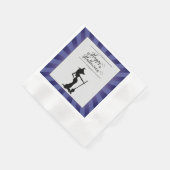 Paarse Starburst Heks Halloween Servet (Hoek)