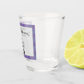 Paarse Starburst Heks Halloween Shot Glas (Rechts)