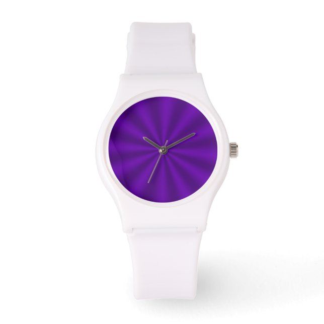Paarse Starburst Watch Horloge (Voorkant)