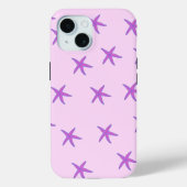 Paarse Starfish telefoonhoesje Case-Mate iPhone Case (Achterkant)