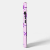 Paarse Starfish telefoonhoesje Case-Mate iPhone Case (Achterkant / Links)