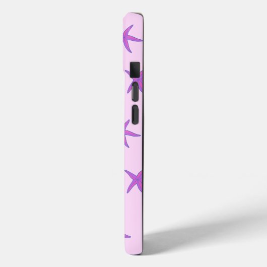 Paarse Starfish telefoonhoesje Case-Mate iPhone Case (Achterkant / Links)