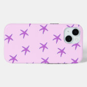 Paarse Starfish telefoonhoesje Case-Mate iPhone Case (Achterkant (horizontaal))