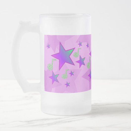 Paarse Starlight Lullaby Matglas Bierpul (Links)