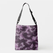 Paarse Starry Camo Blend Crossbody Tas (Achterkant)