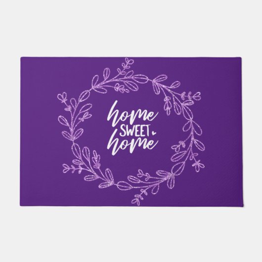 Paarse startpunt deurmat (Voorkant)