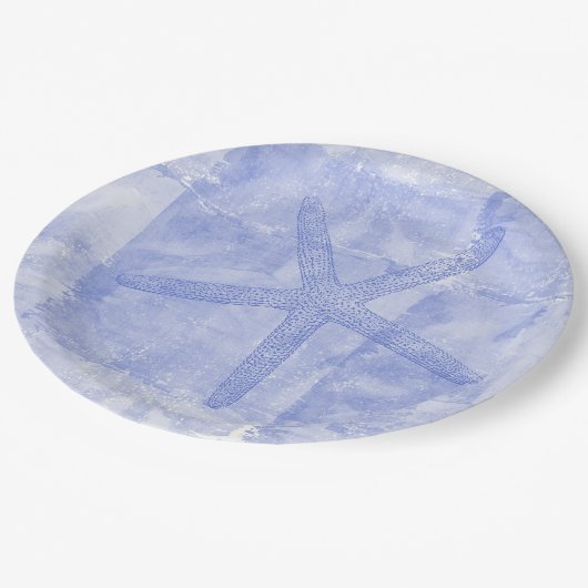 Paarse Starvis Papieren Bordje (Gekanteld)