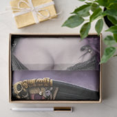 Paarse Steampunk Beauty Tissuepapier (Geschenk)