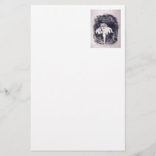 "Paarse steenbloem" Briefpapier