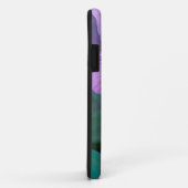 Paarse steenbloem met waterdruppels Case-Mate iPhone case (Achterkant/rechts)