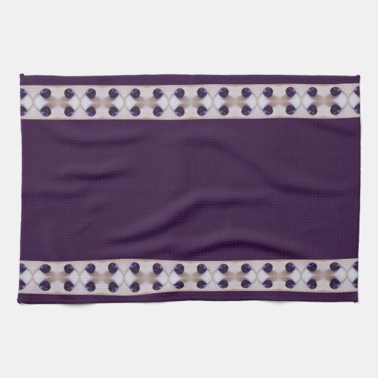 Paarse stekken theedoek (Horizontaal)