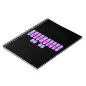 Paarse stembanden notitieboek (Linkerzijde)