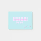 Paarse stembanden post-it® notes (Voorkant)