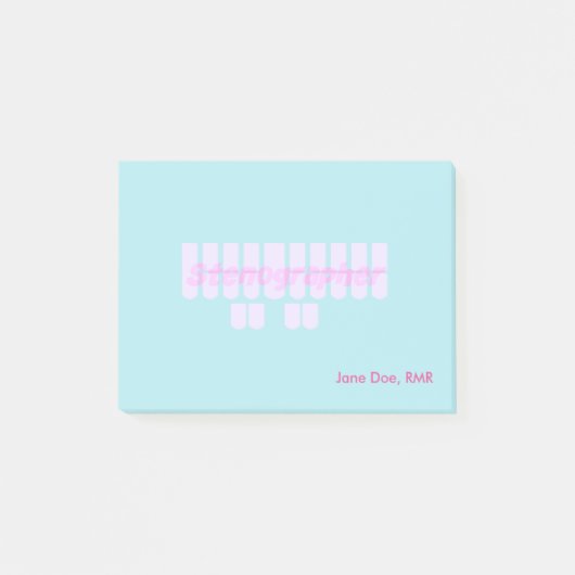 Paarse stembanden post-it® notes (Voorkant)