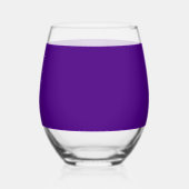 Paarse Stemless Wijnglas - Drinkware Set Zonder Voet (Links)
