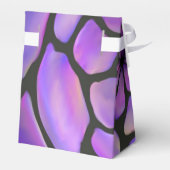 Paarse stenen geschenktas met boog bedankdoosjes (Achterkant)