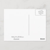 Paarse ster briefkaart (Achterkant)