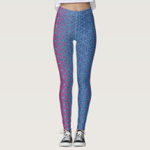 Paarse ster metamorfe Leggings