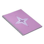 Paarse ster notitieboek (Rechterzijde)