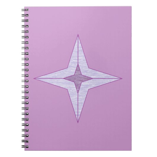 Paarse ster notitieboek (Voorkant)