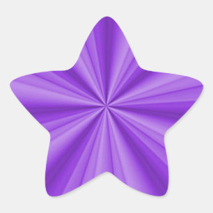 Paarse ster optische illusie sticker