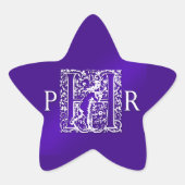 paarse ster prh ster sticker (Voorkant)