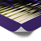 Paarse Ster Reflecties Poster (Hoek)