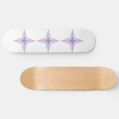 Paarse ster skateboard (Horizontaal)