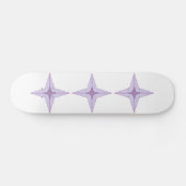 Paarse ster skateboard (Horizontaal)