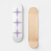 Paarse ster skateboard (Voorkant)