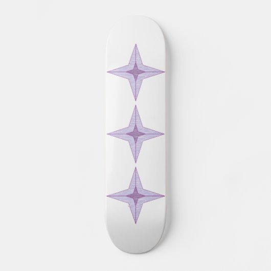 Paarse ster skateboard (Voorkant)