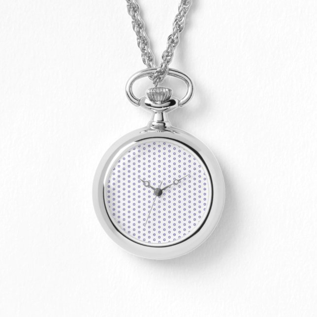 Paarse ster van David Naadloos Horloge (Voorkant)