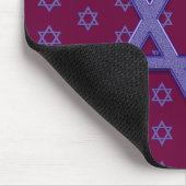 Paarse ster van David Seamless Muismat (Hoek)