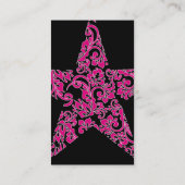 paarse ster visitekaartje (Achterkant)