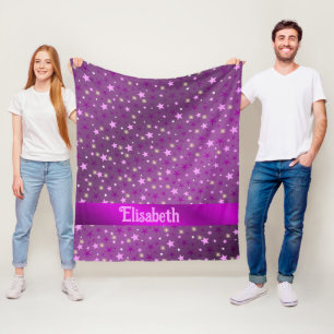 paarse ster, vorm, glanzend, ontwerp, grafisch, be fleece deken