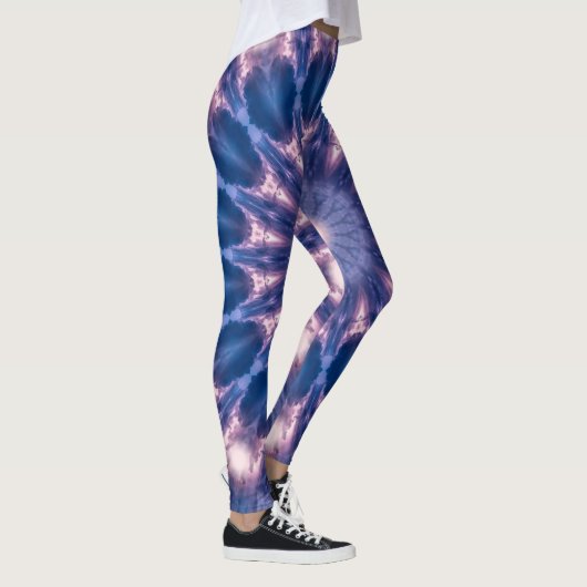 Paarse Sterkte Leggings (Rechts)