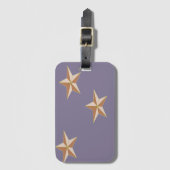 paarse sterren bagagelabel (Voorkant (verticaal))