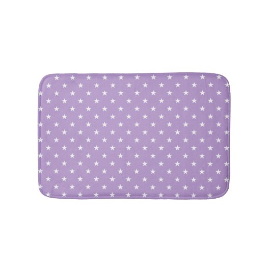 Paarse sterren Bath Mat (Voorkant)