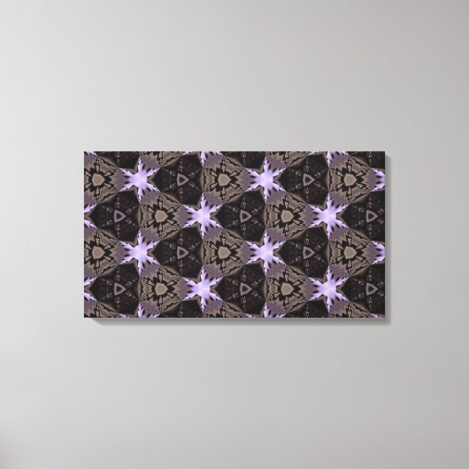 Paarse sterren canvas afdruk (Voorkant)