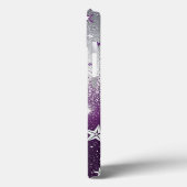 Paarse sterren Case-Mate iPhone case (Achterkant / Links)