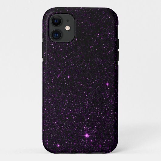Paarse sterren Case-Mate iPhone case (Achterkant)